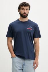 MC2 Saint Barth t-shirt férfi pamut - sötétkék S