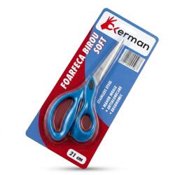 Okerman Foarfeca birou Okerman 21 cm inox cu maner ergonomic pentru scoala birou