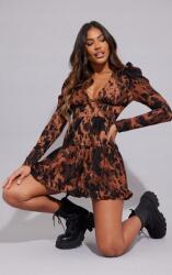 Prettylittlething Barna Bő Szabású Ruha V-nyakkivágással Hosszú Ujjú Prettylittlething 38