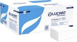 Lucart Strong V150 hajtogatott kéztörlő - 2 rétegű, hófehér, 150 lap (Karton - 20 csomag)