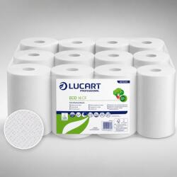 Lucart Eco 14 CF tekercses kéztörlő 14cm átm. - 2 rétegű, fehér, 55m (Karton - 12 tek)