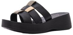 PASS Collection Papuci dama din piele naturala, PASS Collection J9J980008A 01-N, negru