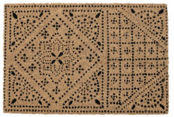 Bizzotto Covoras intrare casa cauciuc si fibre cocos Tribal Majolica 40x60 cm (0280700deco) Pres