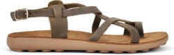 Fantasy Sandals Lolita S406 Sandale Casual Damă Anatomice Din Piele Kaky Brush S406 (S406)