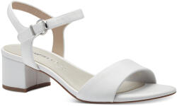 Tamaris Sandale din piele albă pentru femei Tamaris White (1-28250-42 100) (1-28250-42-100)