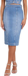Guess Denim Creion Cu talie înaltă Midi Fustă Albastru W4YD45D5DD5-OTSI (W4YD45D5DD5-OTSI)