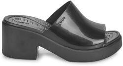 Crocs Brooklyn Mule cu Gros cu gleznă înaltă Toc în Culoare Negru 209709-001 (209709-001)