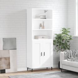 vidaXL Dulap înalt, alb, 69, 5x34x180 cm, lemn compozit GartenMobel Dekor (3189973) Comoda