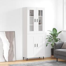 vidaXL Dulap înalt, alb, 69, 5x34x180 cm, lemn compozit GartenMobel Dekor (3198353) Comoda