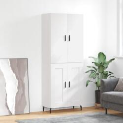 vidaXL Dulap înalt, alb, 69, 5x34x180 cm, lemn compozit GartenMobel Dekor (3195803) Comoda