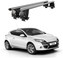  Bare transversale portbagaj aluminiu pentru Renault Megane Coupe 2009+, plafon neted (230526-9)
