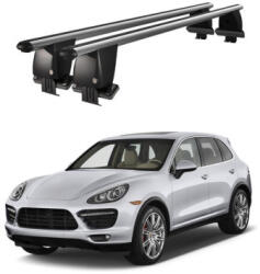  Bare transversale aluminiu pentru Porsche Cayenne 92A 2011-2017, plafon neted (230526-6)