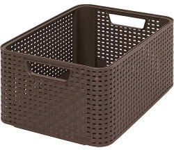 Keter Szennyeskosár Curver Style M, Off Sötét Barna, 38x29x17 cm (STP012211260)