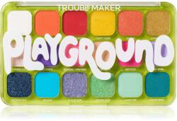 Trouble Maker Big Trouble paletă cu farduri de ochi culoare Playground 27 g