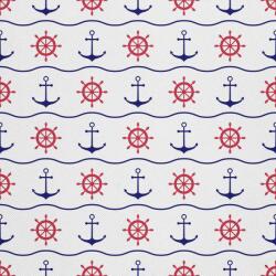 Heko Panels Textil anyag, Horgony és kormánylapát a hullámon, Poliészter 100%, 210g/pm, Méret: 100cm x 155cm, DX418 (DX418)