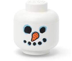 LEGO® Cutie depozitare S cap minifigurină LEGO - Om de zăpadă (40310815) - carlatoys