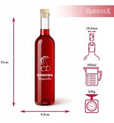 Bimberek Palack, Bimberek, 500ml, Átlátszó (ZES001216)
