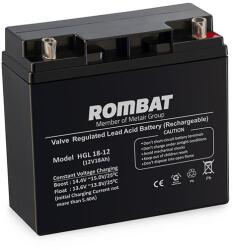 ROMBAT Acumulator stationar 18Ah/12V HGL12-18; Dimensiuni: 181 x 77 x 167 (HGL12-18)