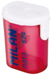 MILAN Ascutitoare plastic simpla cu container Nata MILAN - Set 12 (20141212)