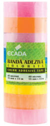 Ecada Banda adeziva 18x33 Colorata ECADA - Set 8 (20182)