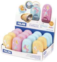 MILAN Ascutitoare cu radiera ROLLER MILAN - Set 16 (4701116RL)