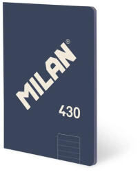 MILAN Caiet A4 48 file romana cusut Albastru MILAN - Set 3 (57242G48B)