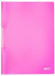 Daco Mapa plastic cu clips A4 Fucsia DACO - Set 5 (MP540F)