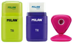 MILAN Ascutitoare cu radiera TRI MILAN - Set 16 (4700116)