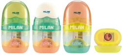 MILAN Ascutitoare cu radiera LOOK 2 MILAN 4701116LK2 - Set 16 (4701116LK2)