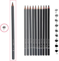 Daco Creion grafit 1B DACO - Set 12 (CG701-12)