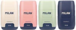 MILAN Ascutitoare dubla cu radiera Compact 1918 MILAN - Set 16 (4703116SNC)