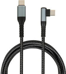iBOX Cablu USB-C - USB-C 100W 2m iBox negru (IKUTC100)