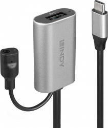 Lindy Cablu USB-C 3.1 la USB-A activ T-M 5m Lindy L43270 (L43270)