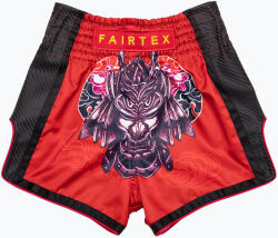 Fairtex Pantaloni scurți de box pentru copii Fairtex BSK2108 "Silent Warrior" roșu