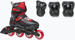Rollerblade Role pentru copii cu protecții Rollerblade Fury Combo Jr black/red Role