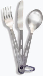 Optimus Tacâmuri Optimus Titanium 3-Piece Cutlery Set argintii 8016286