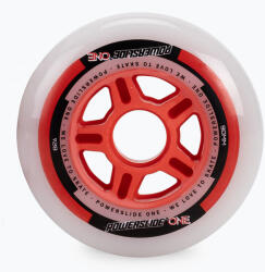 Powerslide PS One Spacer/Bearings roți de role 8 buc. 90mm/82A alb 905304