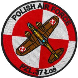 PIK Patch - emblemă PiK Polish Air Force PZL. 37 Łoś
