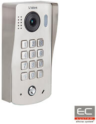 VIDOS S1311D-2 - DUO videókapu rendszer belépőegység 1 háztartás számára, kamerával és kódzárral, falra szerelhető - VIDOS (EC-27779)