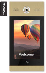 BAS-IP AA-14FB GOLD - bránpanel IP, 10" LCD, UKEY, SIP 2.0 - BasIP (EC-AA-14FB GOLD)