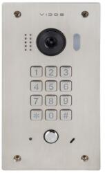 VIDOS S1411D-2 - DUO 1-családos kaputelefon kamerával és billentyűzettel, felületi telepítés - Vidos (EC-28966)