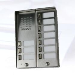  5025/10D - Külső panel 10 gombbal árnyékolóval - Miwi-Urmet (EC-04170)