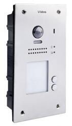  S1202A-2 - DUO 2-családos kaputelefon panel kamera és 125kHz-es RFID közelségi olvasóval - Vidos (EC-22161)