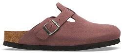 Birkenstock papuci cu degetele acoperite din piele întoarsă Boston Soft Footbed Suede Leather 9BY2-KLUZZ5_34X