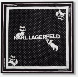 Karl Lagerfeld neckerchief pentru femei de mătase IKON 9BY2-SADZWU_99X (B3W33037)