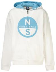 North sails Детски суитшърт с цип north sails, Размер 8a, Цвят Бял (792091000_bi0101)
