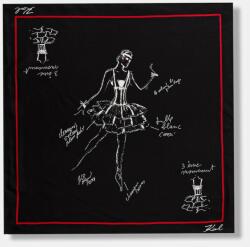 Karl Lagerfeld neckerchief pentru femei de mătase 9BY2-SADZWZ_99X (B3W33091)