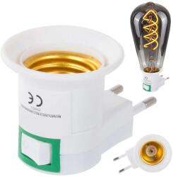 Verk Group Adaptor cu întrerupător 230V E27 (12267)