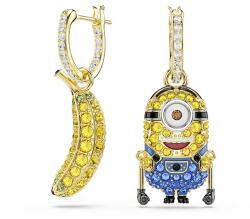 Swarovski női aranyozott swarovski kristály fülbevaló MINIONS - arany Univerzális méret