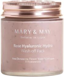 Mary&May - Rose Hyaluronic Hydra Wash off Pack - Hidratáló agyagmaszk - 125g